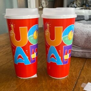 2 Universal Studios drinking cups